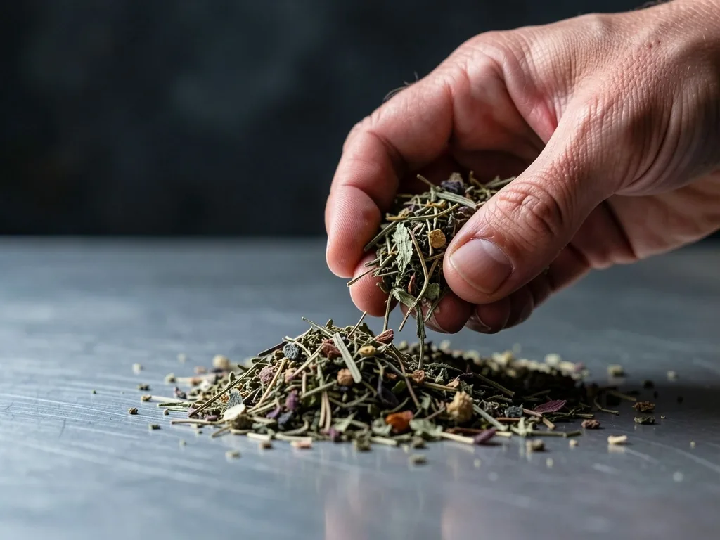Lavorazione artigianale a freddo delle erbe